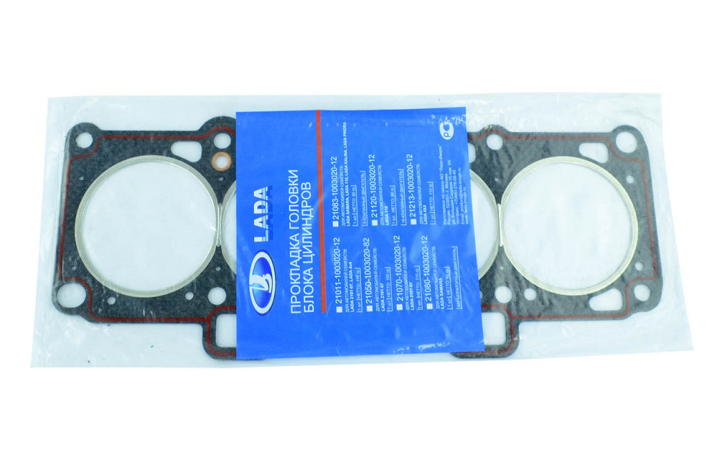 Прокладка 2112 (прокладка головки блоку) з герметиком (1,5 дв 1,6 дв) ГБЦ Мукачево - фото 1