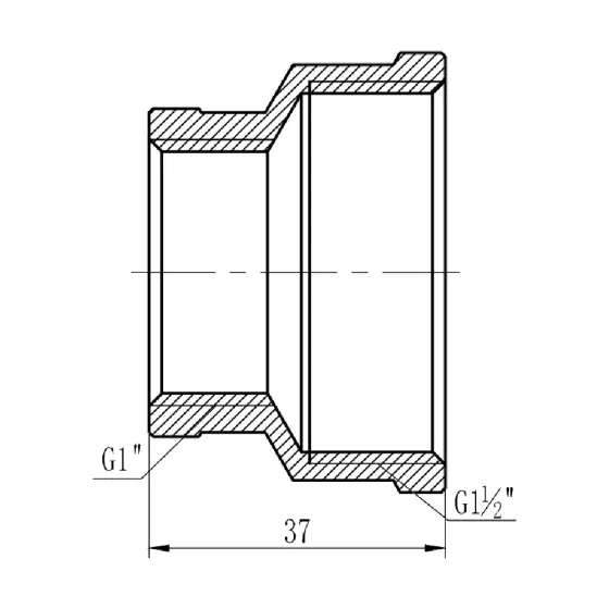 Муфта редукова Thermo Alliance Forte 1 1/2х1" ВВ SF3574025 Київ