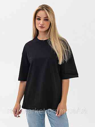 Футболка оверсайз RAY OVERSIZE жіноча чорна (U0104W-Black) Київ