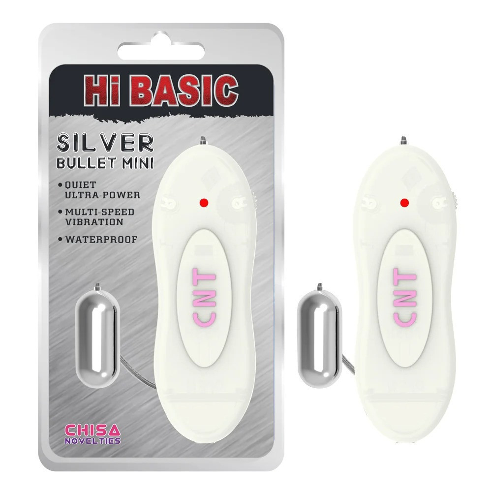 Вибропуля на пульте управления Chisa Hi-Basic Silver Bullet Mini, серебристая Sex Aura Киев - изображение 2