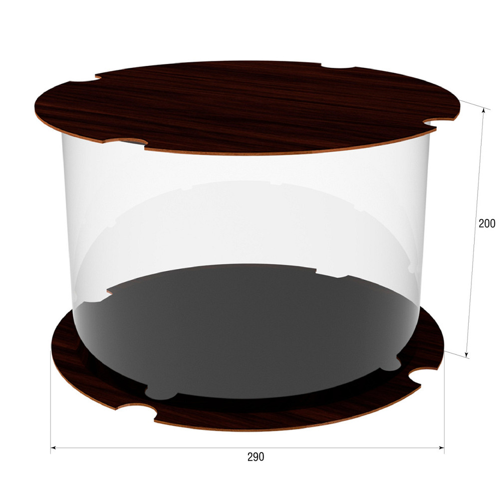 Коробка для тортів, квітів та подарунків EKOSTAR 290х200 Київ - фото 2