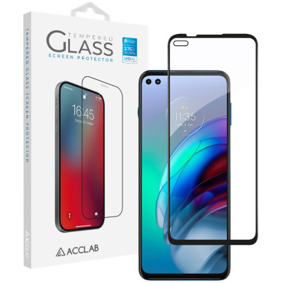 Стекло защитное ACCLAB Full Glue MOTO G100 (1283126521300) Винница - изображение 1