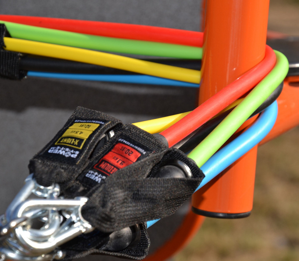 Power System PS-4099 Total Set – набір з 5 трубчастих еспандерів для фітнесу, йоги та реабілітації, максимальний опір 55 кг Київ - фото 5