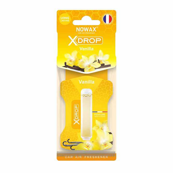 Ароматизатор целюлозний з капсулою Nowax серія X Drop - Vanilla Київ - фото 1