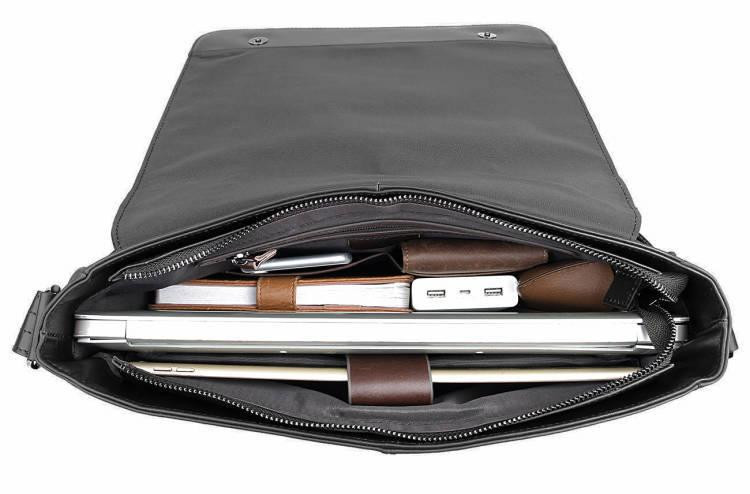 Сумка чоловіча Чорна (Vintage) Київ - фото 2