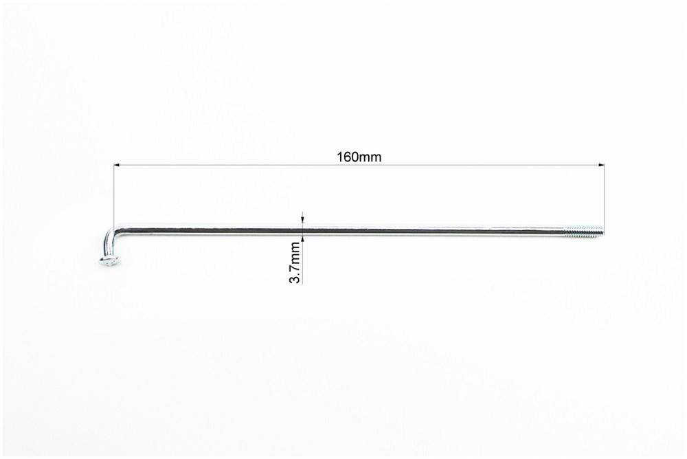 Loncin LX200GY-3 Спиця заднього колеса L=160мм, D=3,7мм, к-кт 36шт Киев - изображение 2