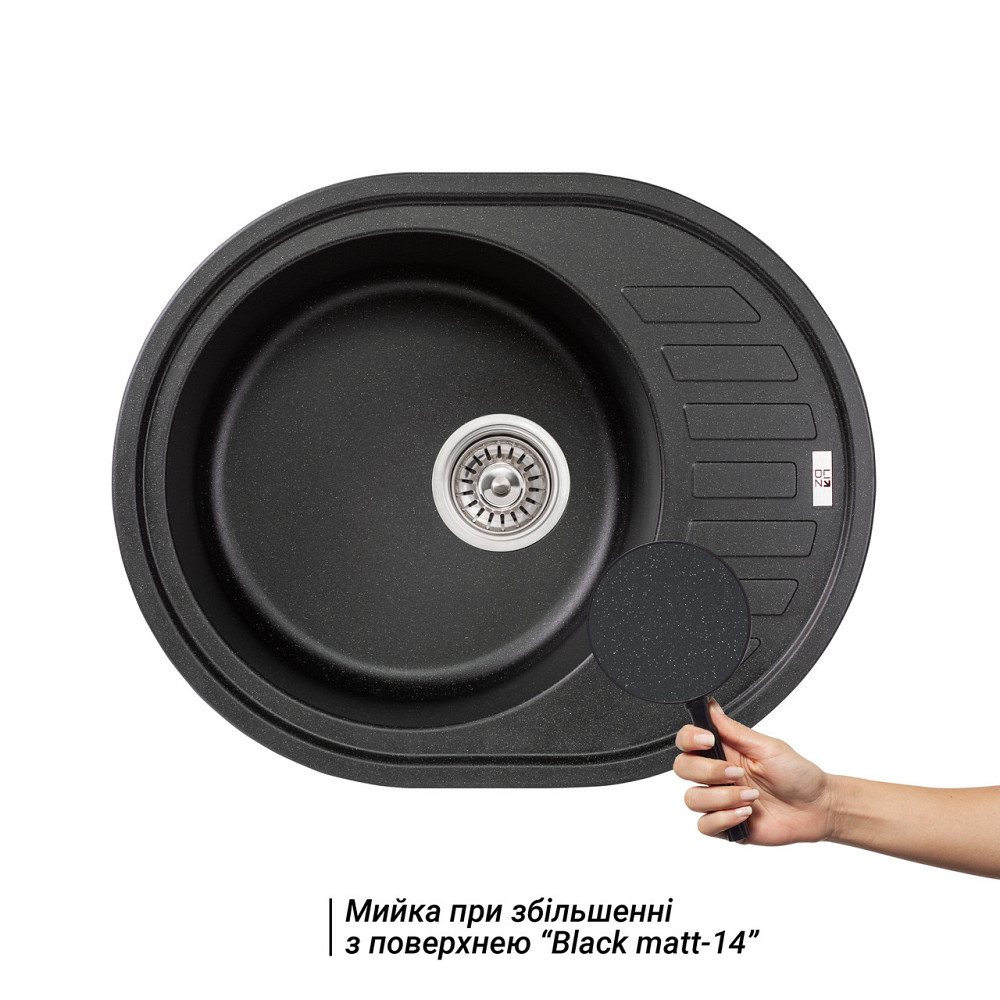 Кухонна мийка Lidz 620x500/200 BLM-14 (LIDZBLM14620500200) Київ - фото 3
