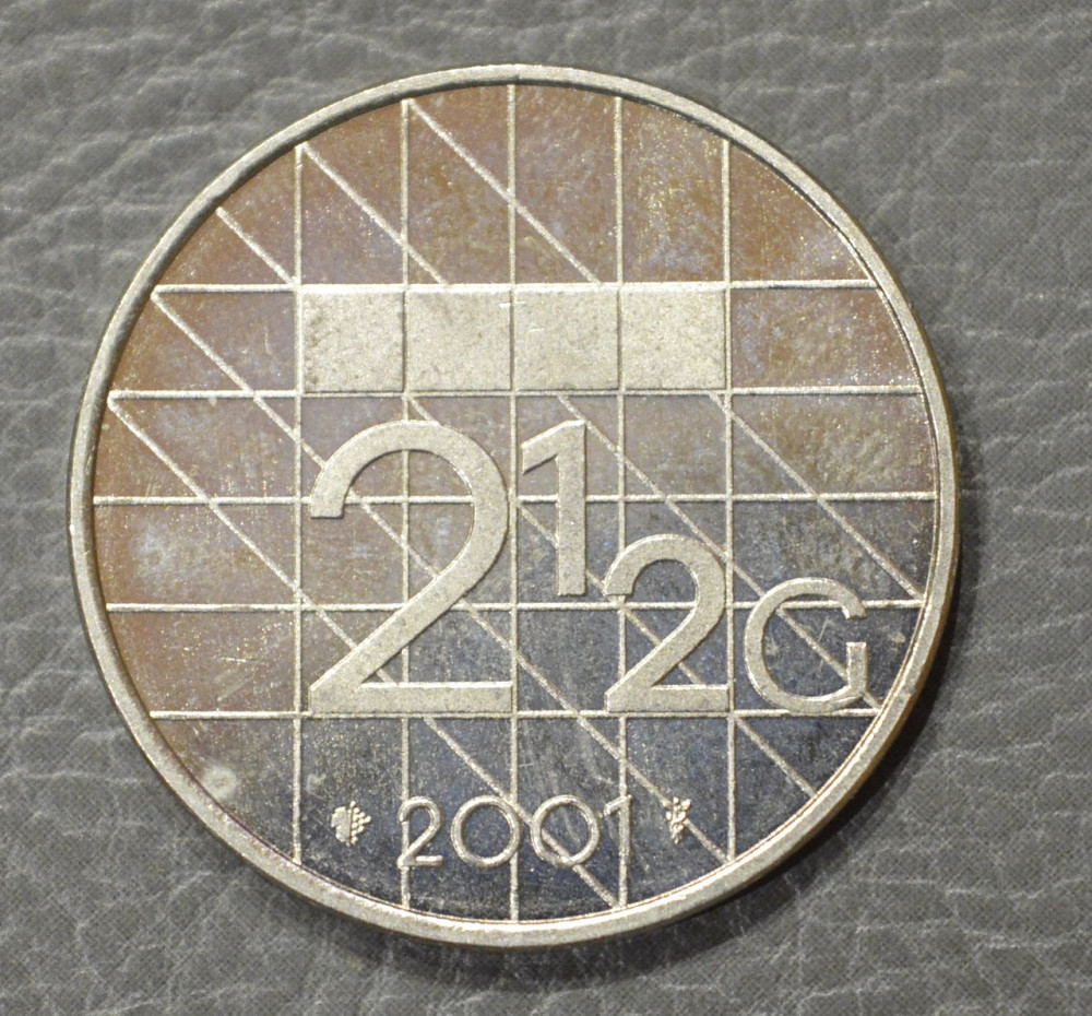 Нідерланди 2 1/2 гульдена 2001 рік Полтава - фото 1