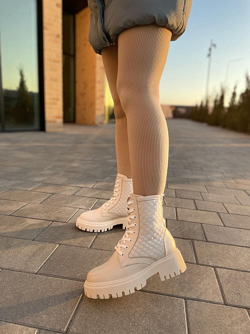 Черевики жіночі ARLEN БК-Дайвинг/1 бежеві (зима, шкіра натуральна) (4848) 35-39 35 Коломия - фото 1