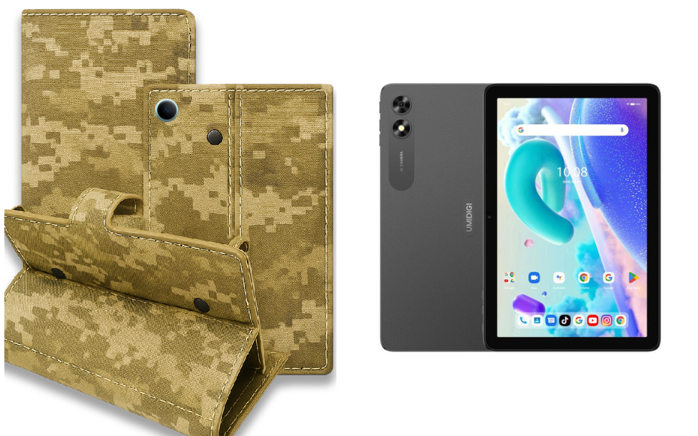 Книга-трансформер для планшета Umidigi G2 Tab, цвет Black Pixel Киев - изображение 1
