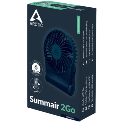 Вентилятор Arctic USB-C SUMMAIR 2GO DARK BLUE (AEBRZ00028A) Вінниця - фото 4