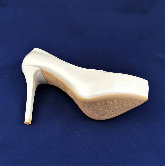 Жіночі Білі Туфлі на Підборах Шпильці Лакові Модельні (розміри: 37,38,39,40) - 16-3 Дніпро - фото 7