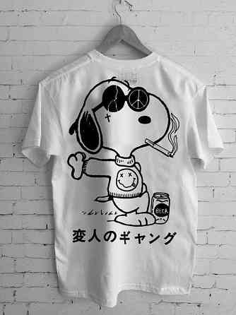 Футболка чоловіча с принтом  46 Біла 2664091064 Дніпро