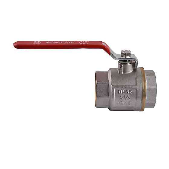 Кран кульовий прямий SOLOMON 2 1/2″ ВВ КР PN40 В1001 Тернопіль