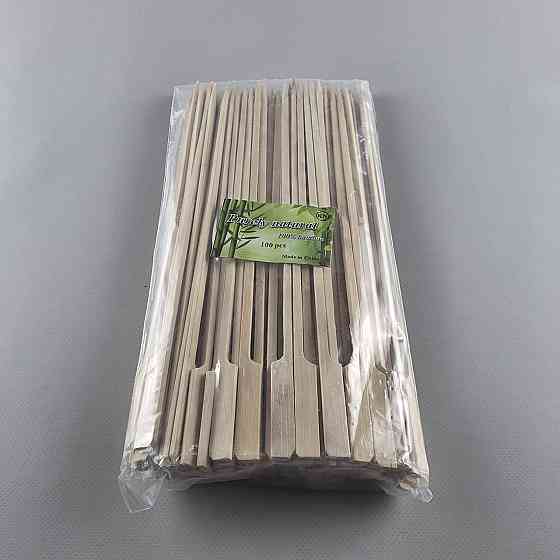 Деревянные бамбуковые шпажки Гольф 25см,100 шт (1 пачка) Харьков