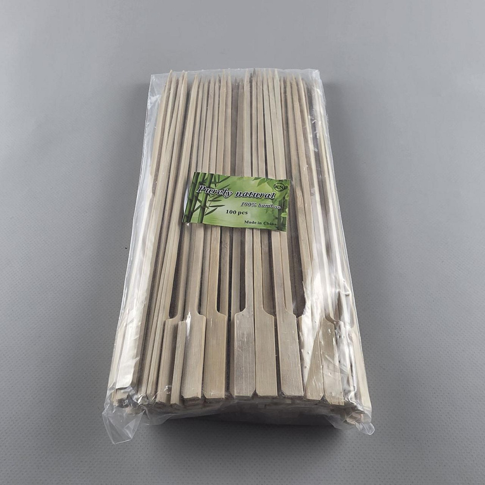Деревянные бамбуковые шпажки Гольф 25см,100 шт (1 пачка) Харьков - изображение 2