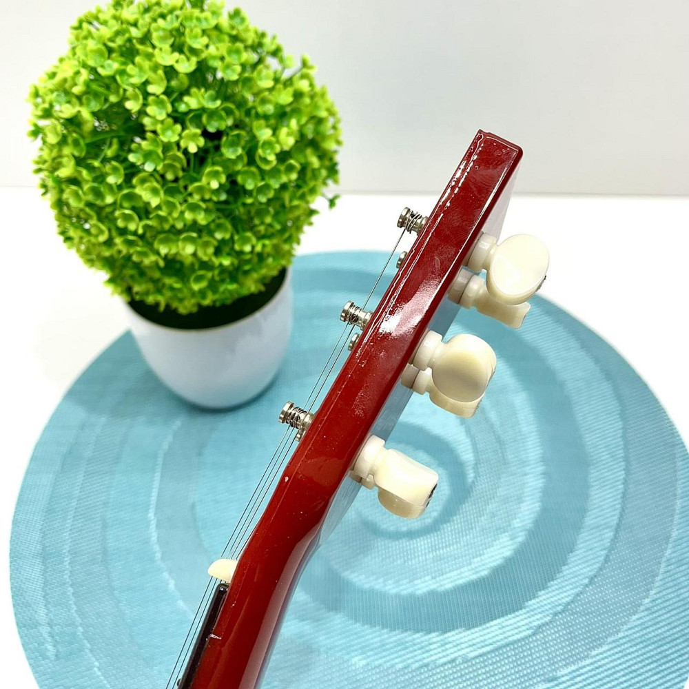 Гітара дерев'яна дитяча 6 струн Жовто-червона (M 1369) Чернигов - изображение 4