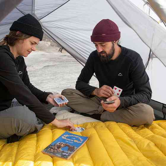 Палатка сверхлегкая двухместная с футпринтом Naturehike Mongar NH17T007-M, 20D, серый Киев