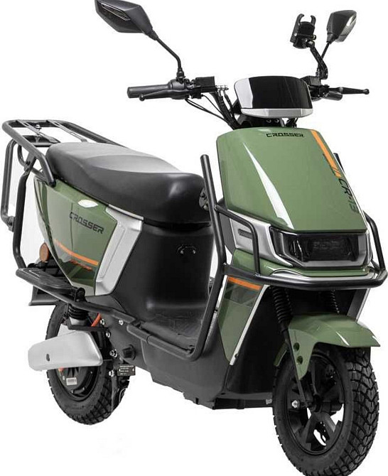 НОВИНКА 2025! Електроскутер Crosser CR-13 (2000W 72V/24Ah) - Зелений. Харків - фото 5