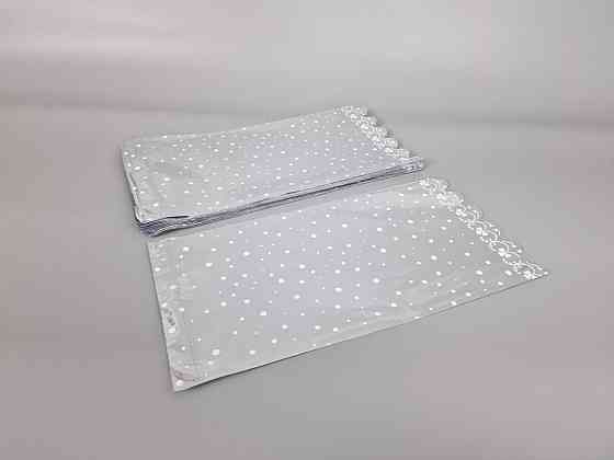 Пакет с рисунком для упаковки подарков   (20*40) №151 фольгированный (ажурный) 