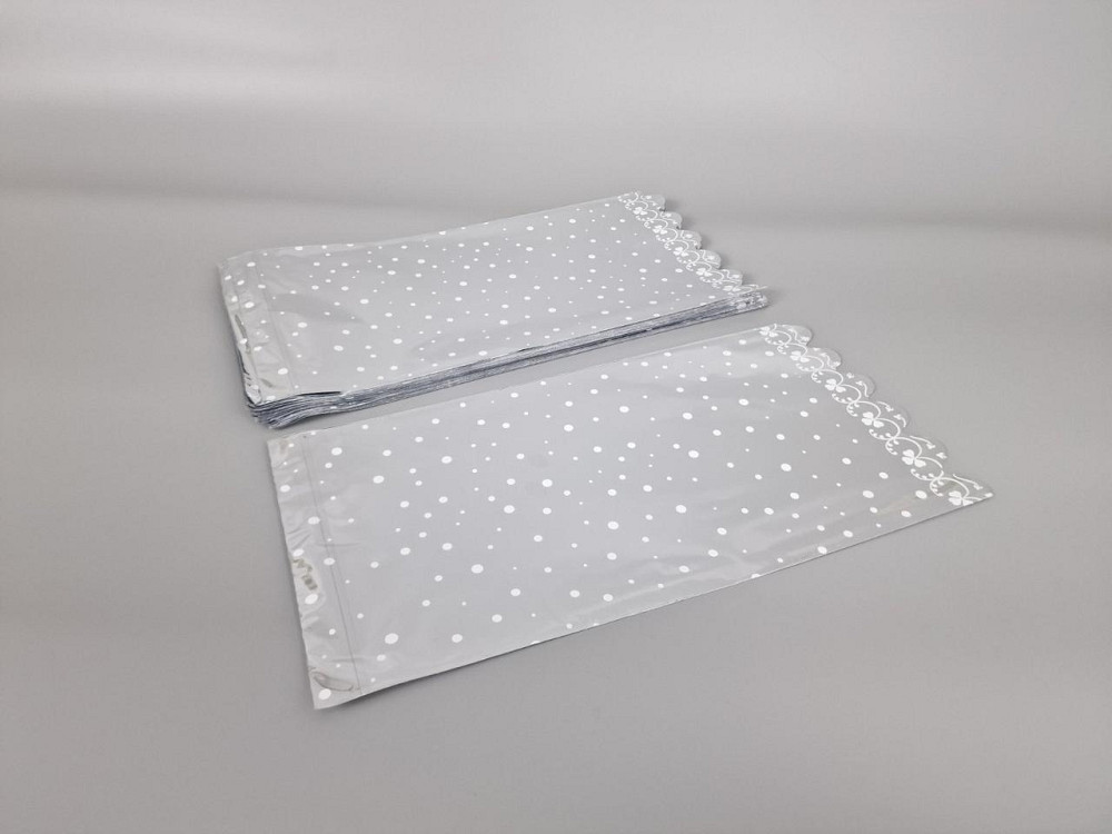 Пакет із малюнком для пакування подарунків (20*40) No151 фольгований (ажурний) "Конфеті" (100 шт) Харків - фото 2