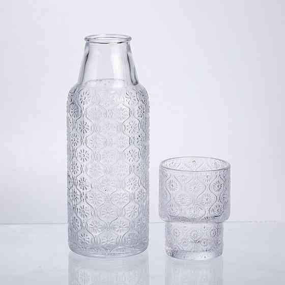 Yiwu Глечик 700 мл зі склянкою 1 (шт) для напоїв Прозорий HP-19-L2 Коломия