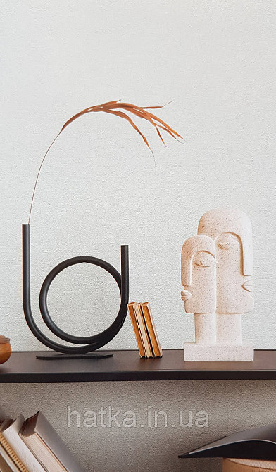 Обои виниловые на флизелине AS creation Deluxe метровые под штукатурку матовые серо бежевые 3994-58 Киев - изображение 1