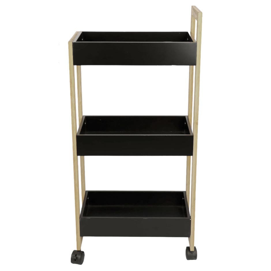 Етажерка для ванної на коліщатах "Крінтер" бланже-венге Миколаїв - фото 1