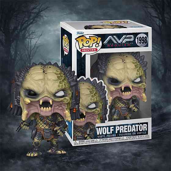 Ігрова фігурка Funko POP! серії Чужі проти Хижака S3 - Хижак (Wolf) (W/CH) Дніпро