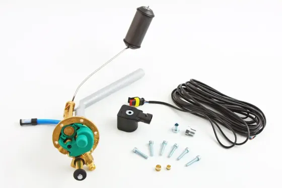 Мультиклапан ГБО для наруж. тор-го баллона H220мм 0° GreenGas с катушкой (пр-во Tomasettо) Винница