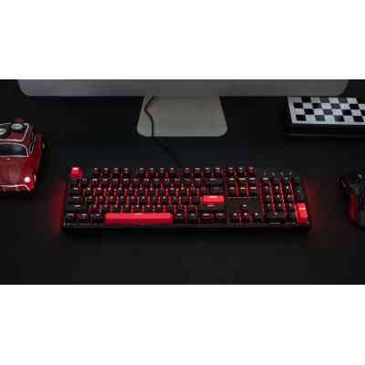 Клавиатура Lemokey Keychron X3 Red RGB USB Black (X3-H1-UA) Винница