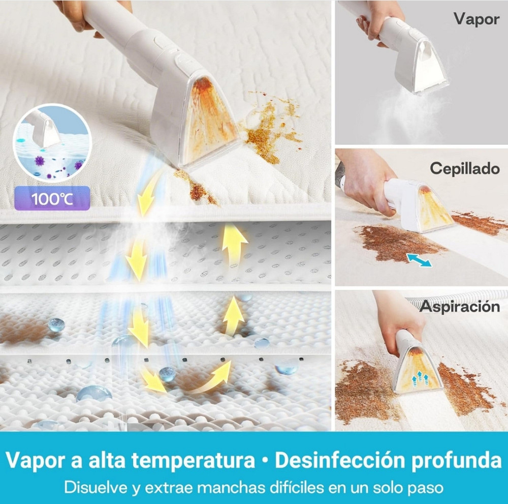 Мийний багатофункціональний пароочисник м'якої мебелі,авто, котро1700w. Харків - фото 6