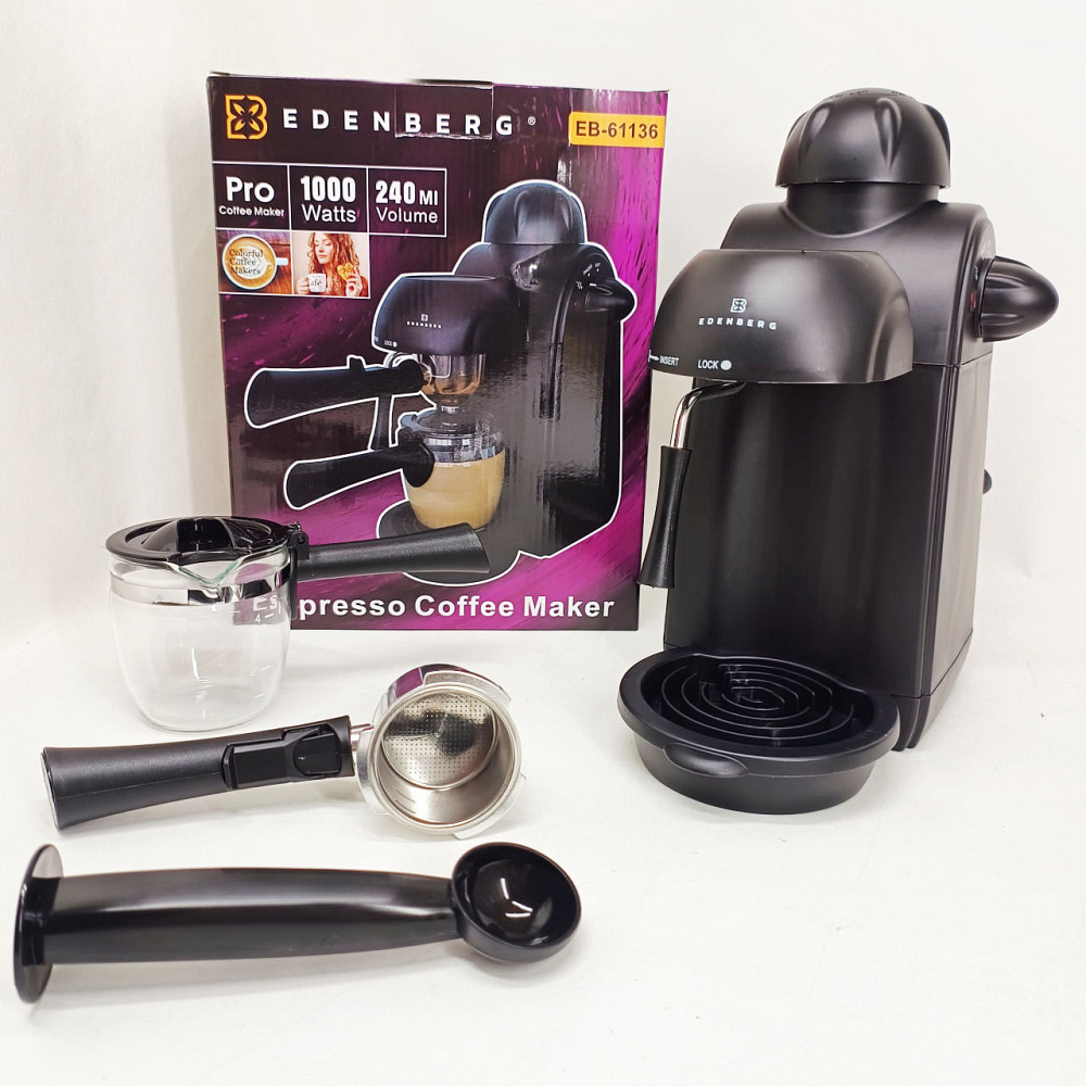 Еспресо кавоварка Edenberg EB-61136 4 чашки 240мл RJ-52 Львів - фото 8