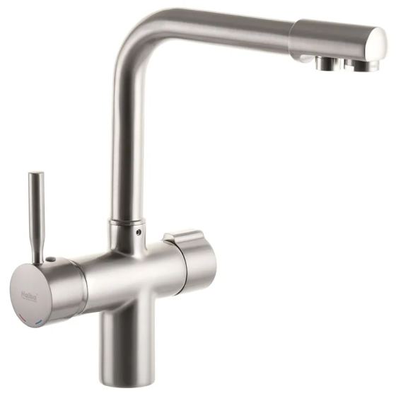 Кухонний змішувач Haiba Hans 021 з виходом для питної води, нержавіюча сталь (HB0817) Харків