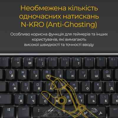 Клавиатура Ducky One 3 Mini Cherry MX Brown RGB UA USB Black (DKON2161ST-BUAPXCLAWSC1) Винница