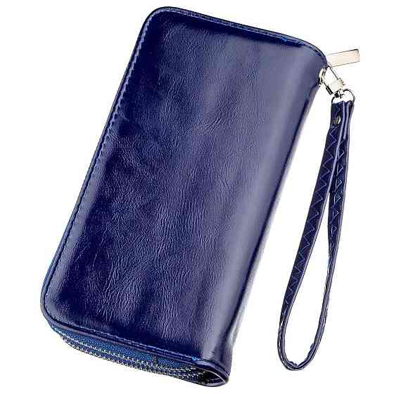 Гаманець жіночий з екокожі KIVI 19050 Синій Київ