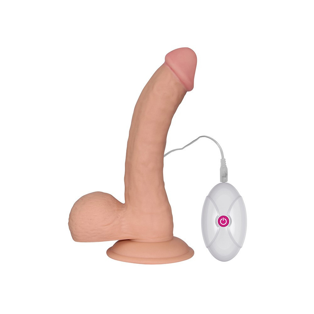 Вібратор на присосці 8.8 THE ULTRA SOFT DUDE VIBRATING Sex Aura Київ - фото 2