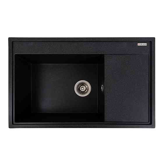 VALESO Гранітна мийка для кухні VALESO AZURIT 7950 матова Карбон Коломыя