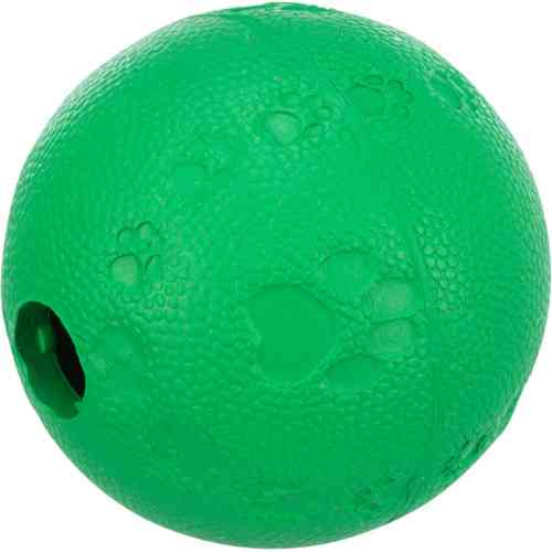 Игрушка Trixie для собак Мяч для лакомства натуральная резина 6 см зеленый Киев