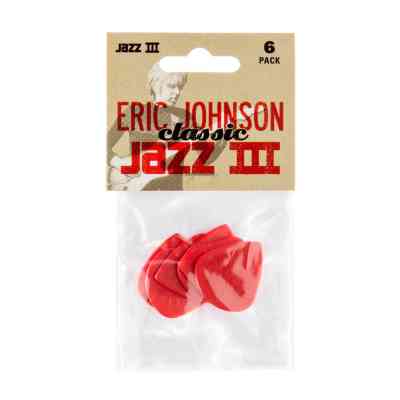 Медиатор Jim Dunlop Eric Johnson Jazz III 6 шт. (47PEJ3N) Винница