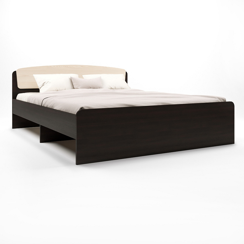 Двоспальне ліжко Еверест Асторія з двома ящиками 160х200 см венге/дуб молочний (DTM-2488) Львів - фото 4