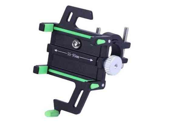 Держатель телефона HFCM-19 (крепление на руль), алюминий, зеленый Мукачево