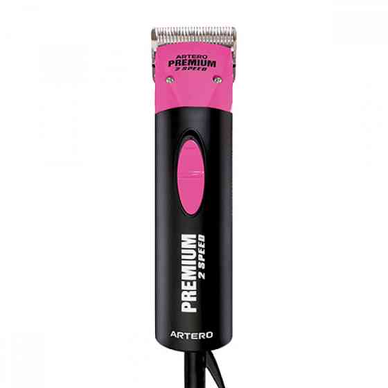 Професійна машинка Artero Premium 2 Speed Pink для грумінгу тварин будь-яких розмірів та порід Вінниця