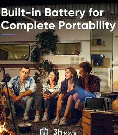 Nomvdic x300, full hd, проектор с аккумулятором. Харьков