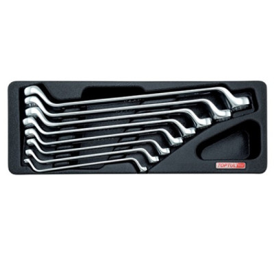 Ключ Toptul накидний 6-22мм (кут 75 °) 8шт. у ложементі (GAAT0802) Вінниця - фото 1