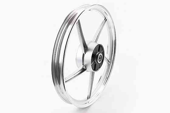 Диск задній литий 1,6-17" ALPHA/ACTIVE "промені", сріблястий (вісь 12мм) Киев