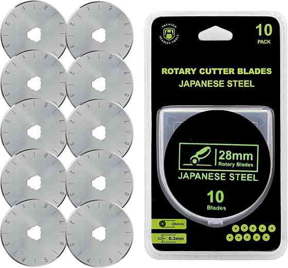 Набір з 10 лезвій для роликового ножа в кейсі Київ