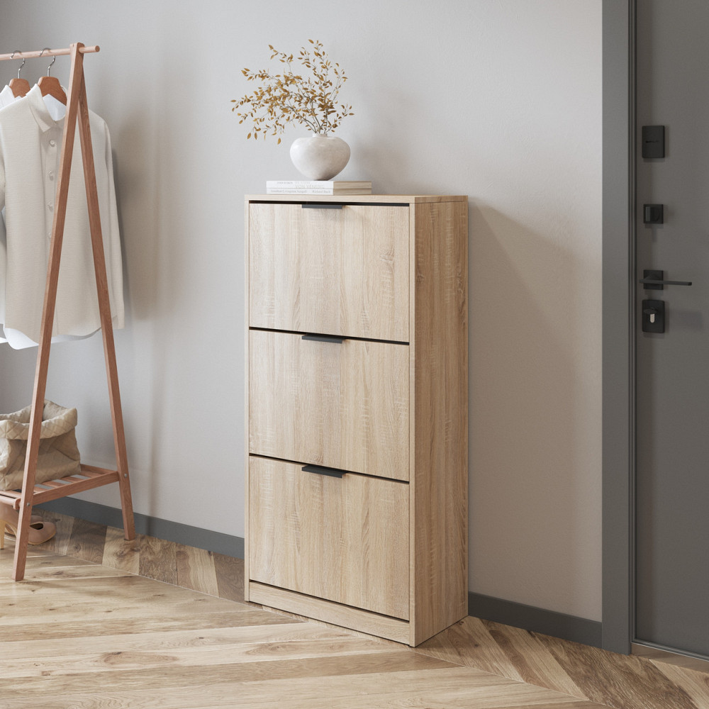 Тумба для взуття VAYS, в передпокій M-45 Дуб Сонома Львів - фото 1