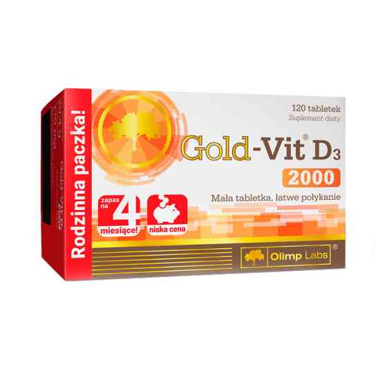 Вітамін D3 Olimp Gold Vit D3 2000 120 tabs Луцьк