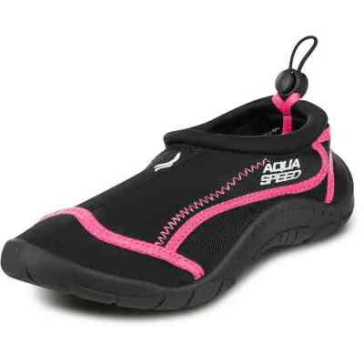 Аквашузи Aqua Speed Aqua Shoe Model 704-19 чорний, малиновий 35 (5908217695604) Вінниця
